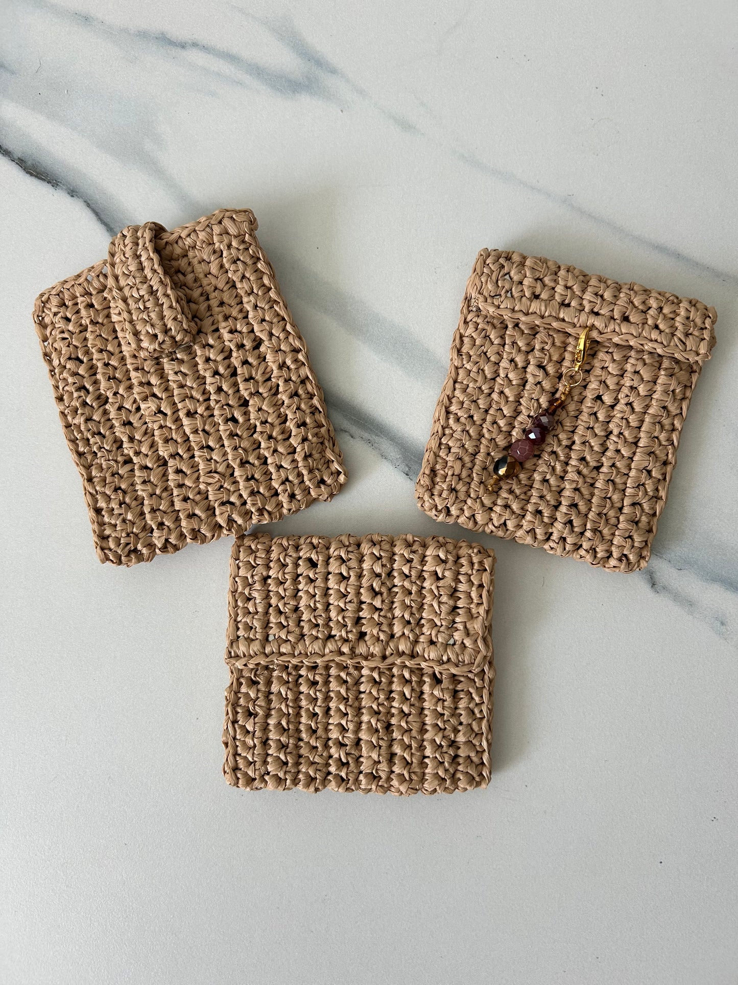 Raffia Card Holder