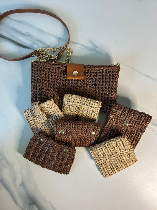 Raffia Card Holder