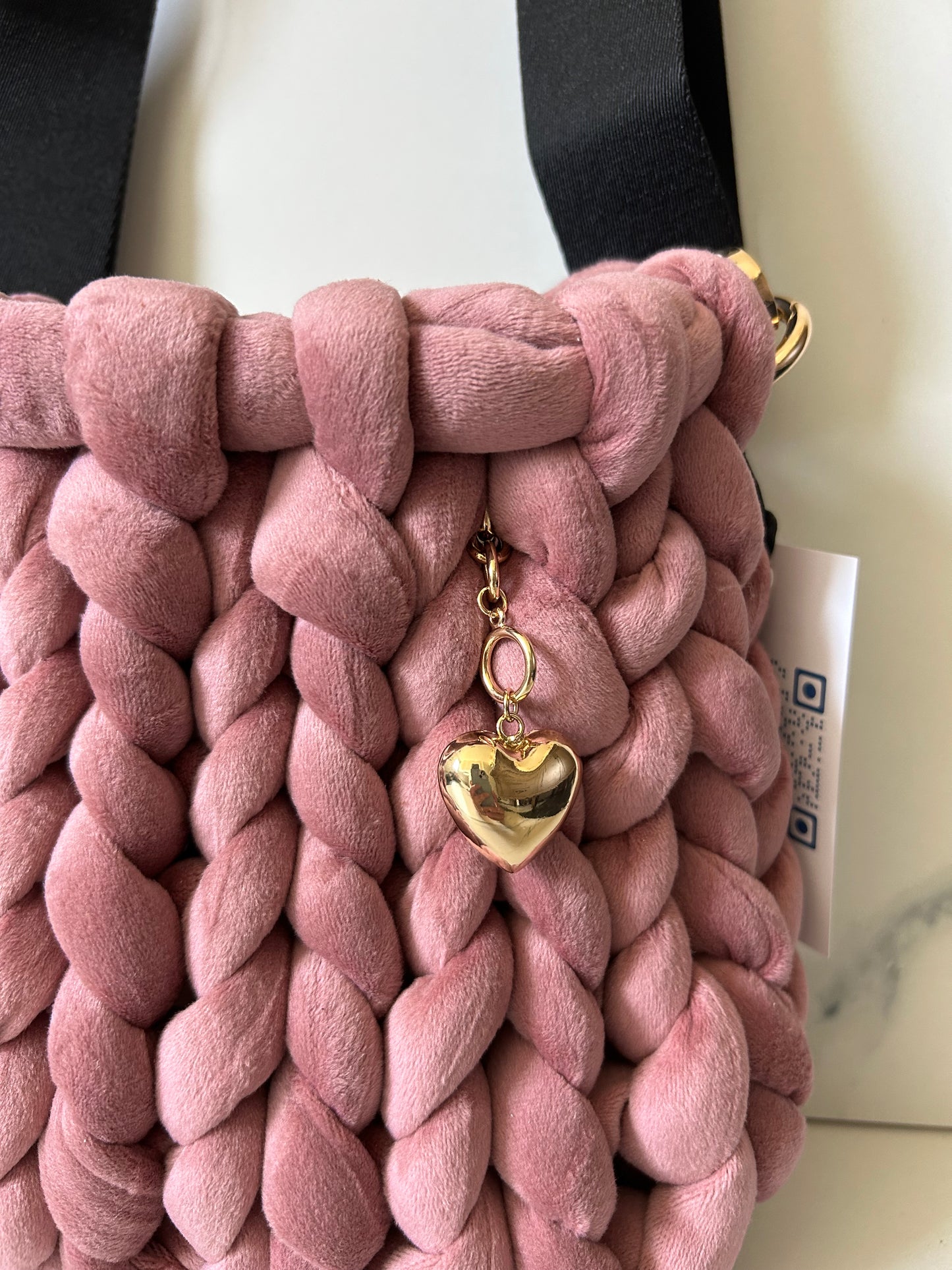 Mauve Small Marshmallow Bag