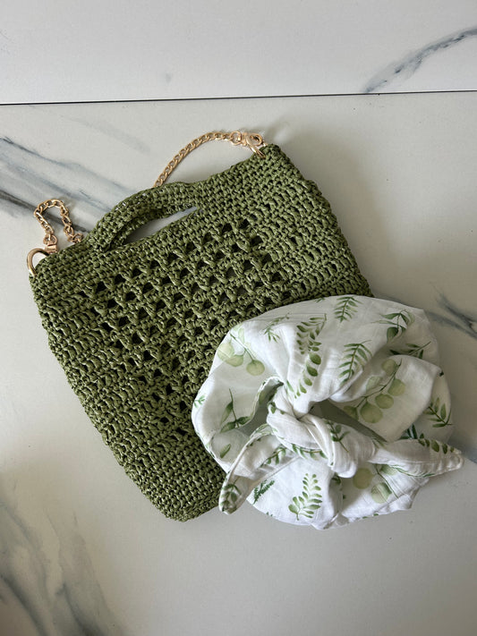 Matcha  Beach Tote