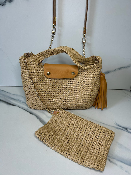 Natural Raffia Bag
