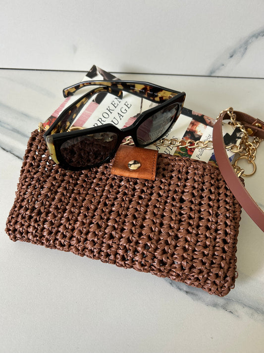 Chocolate Pochette Bag