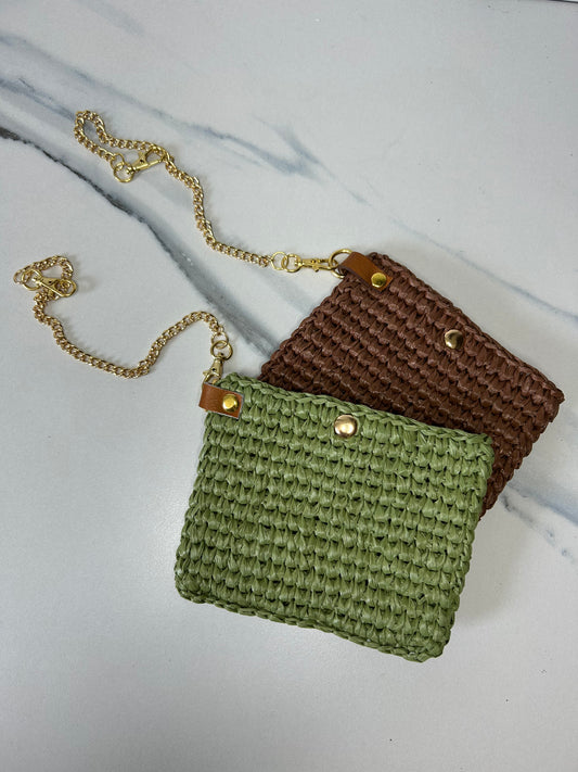 Raffia Pouch