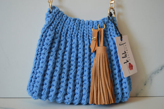 Ocean Blue Waffle Bag
