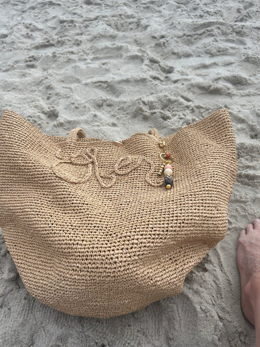 Raffia Beach Bag