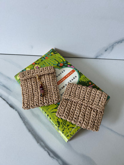 Raffia Card Holder