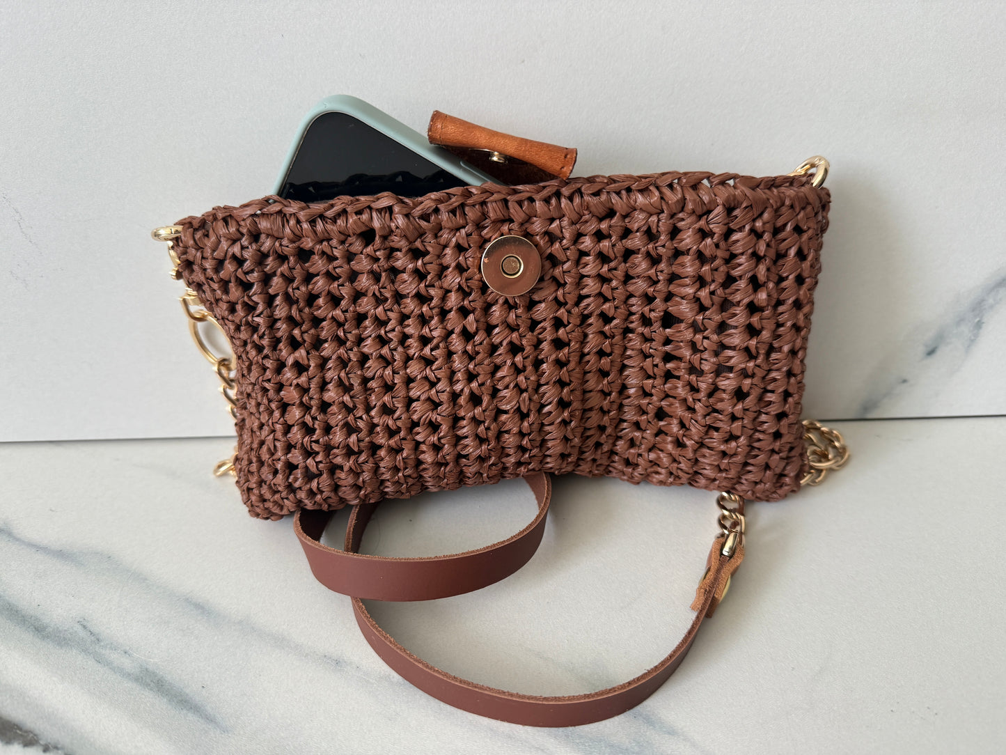 Chocolate Pochette Bag