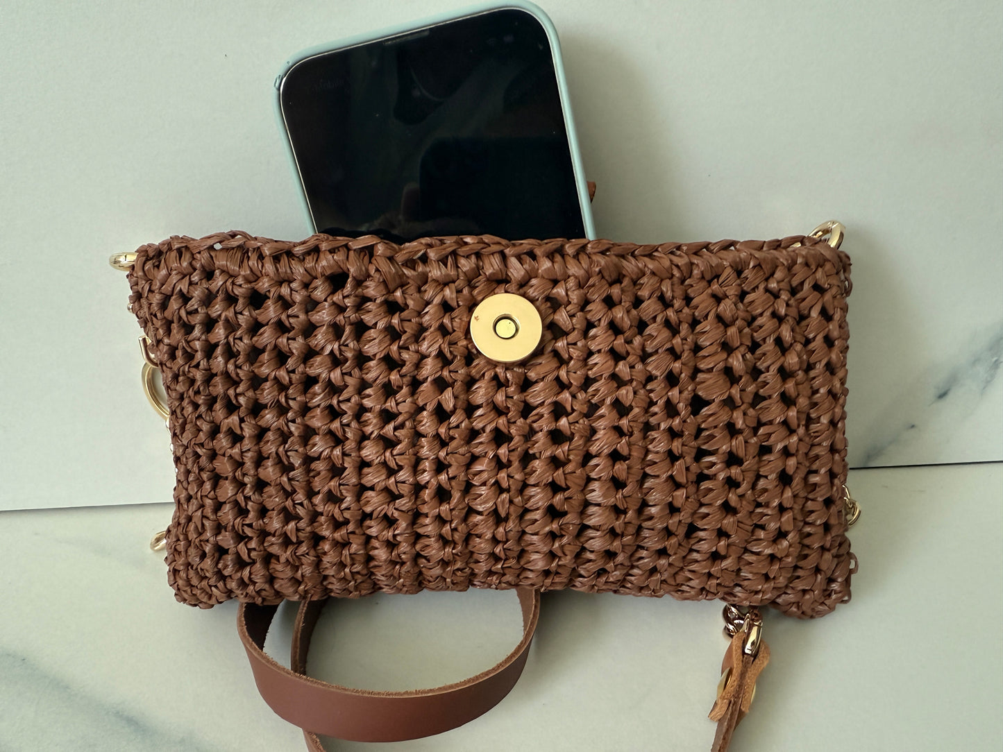 Chocolate Pochette Bag