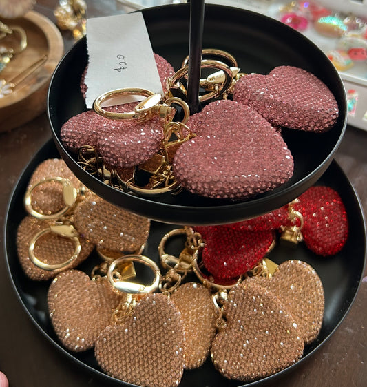 pup sparkly heart $20