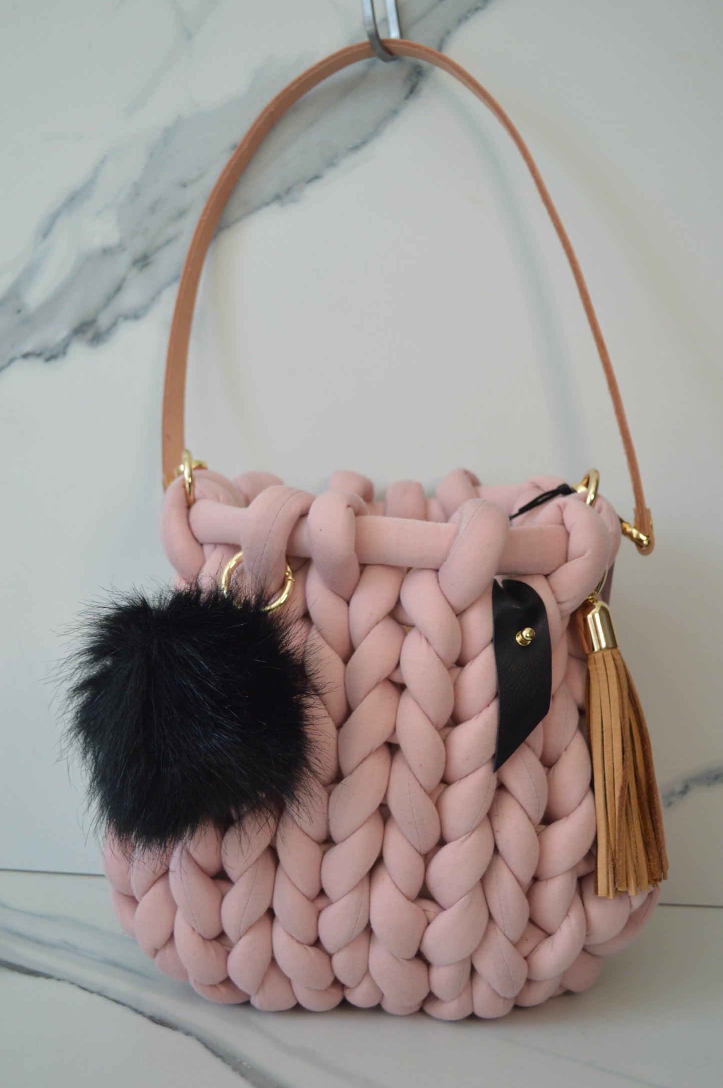 Rose Pink Large Marshmallow Bag