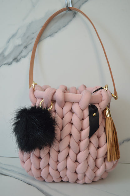 Rose Pink Large Marshmallow Bag