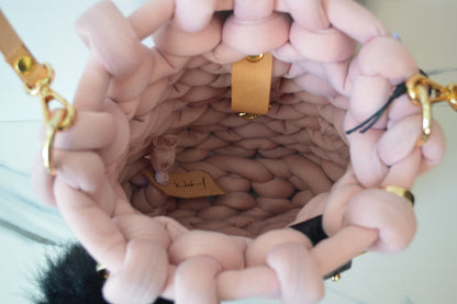 Rose Pink Large Marshmallow Bag