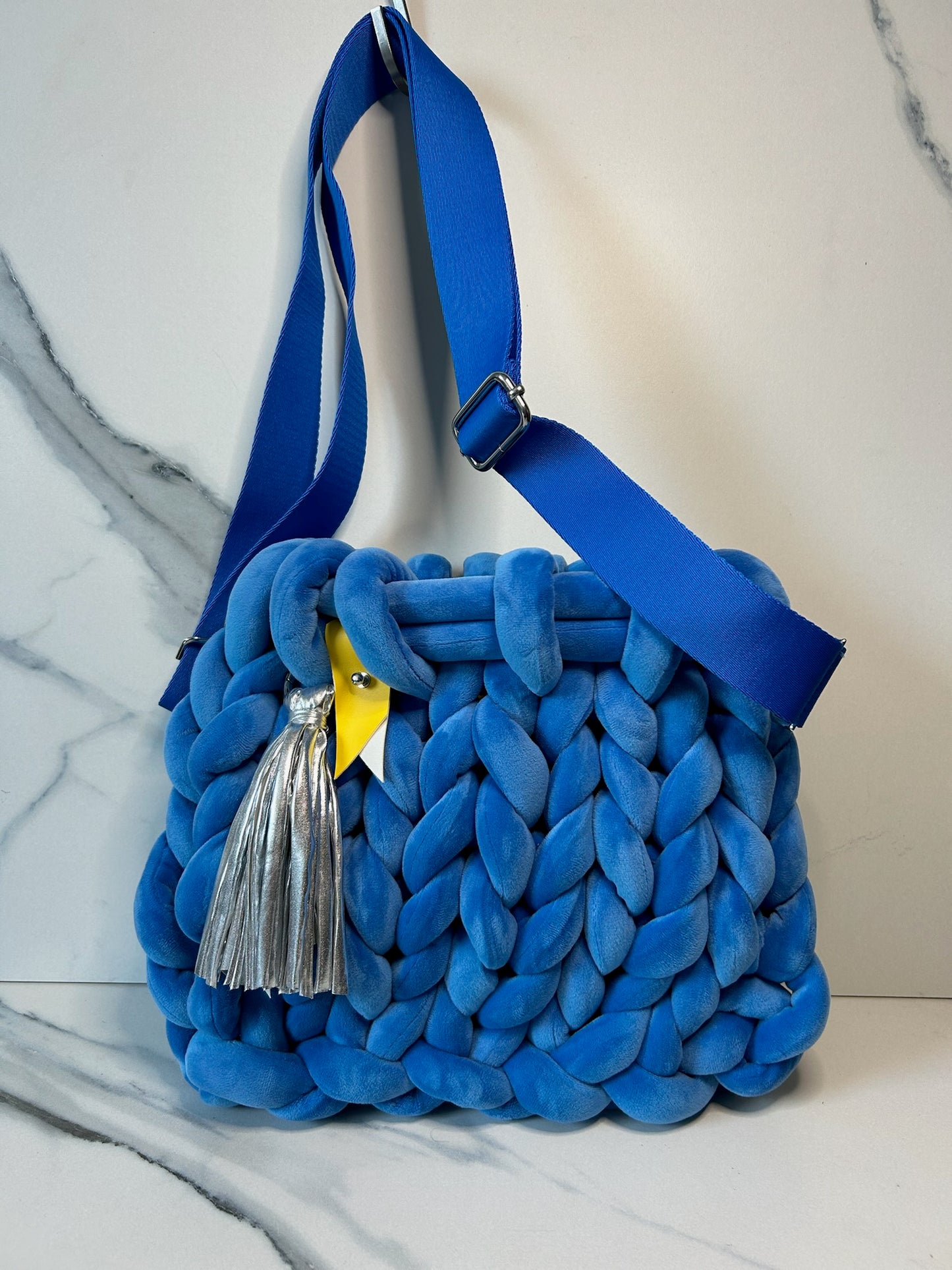 Cobalt Blue Large Marshmallow Bag