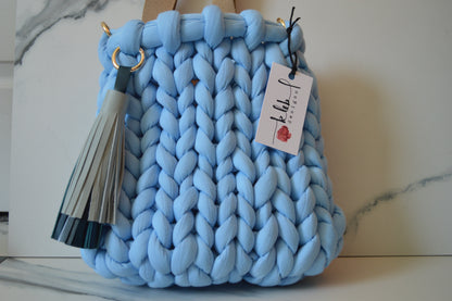 Baby Blue Large Marshmallow Bag