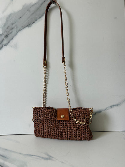 Chocolate Pochette Bag