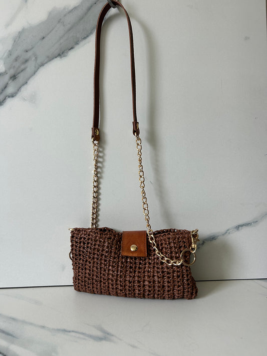 Chocolate Pochette Bag