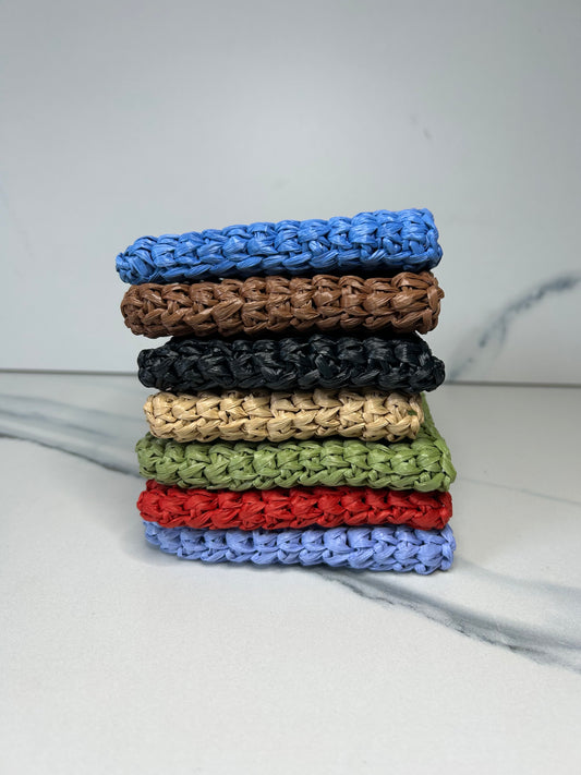 Raffia Pouch
