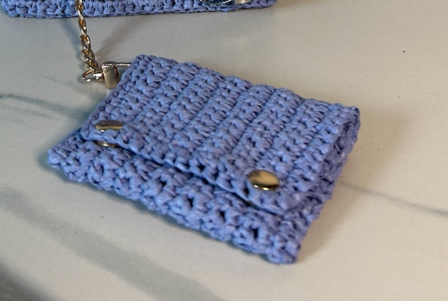 Jacaranda Blue Square Pochette Bag