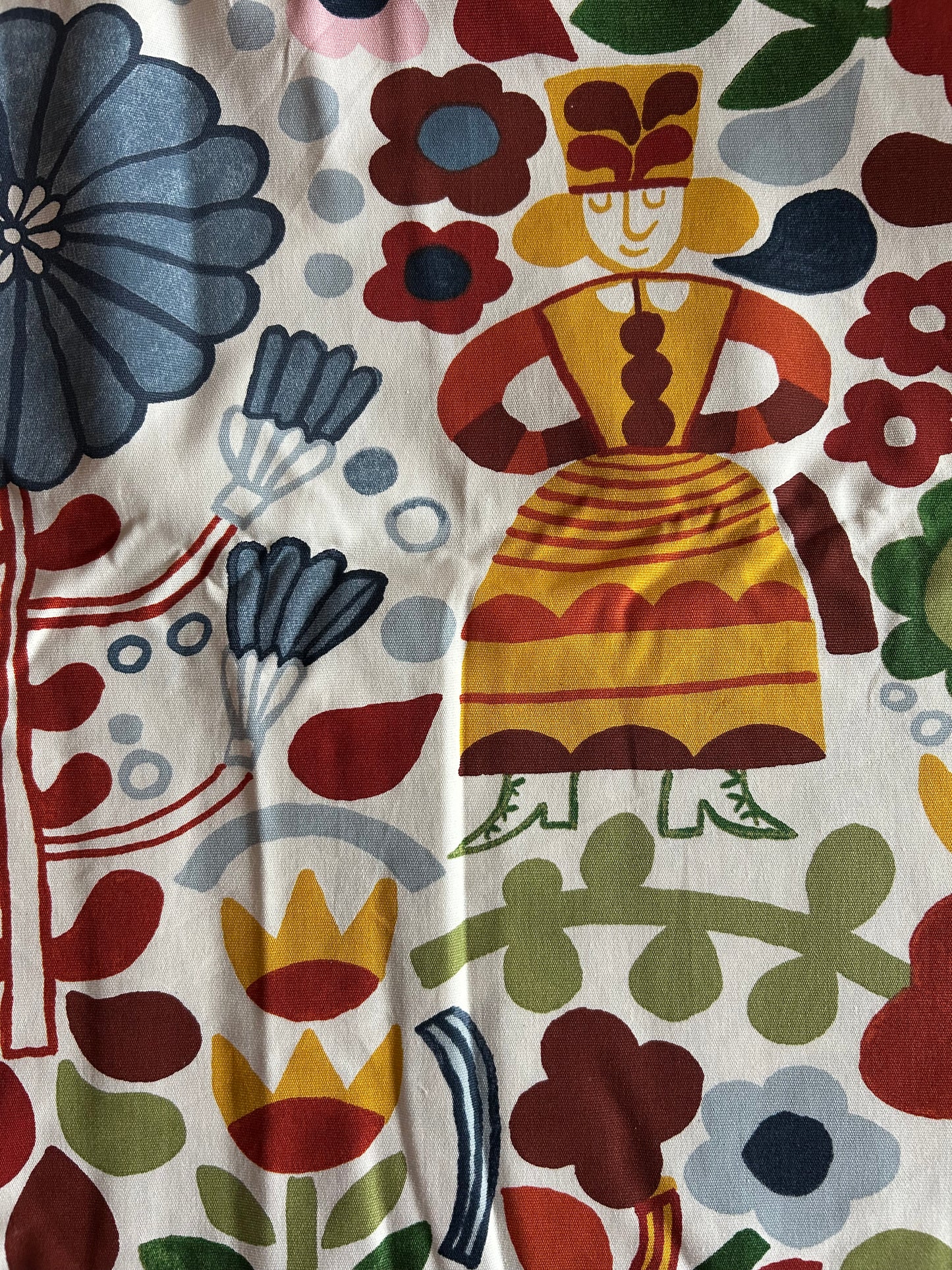 Swedish Folklore Print Tea Towels - Set of 3