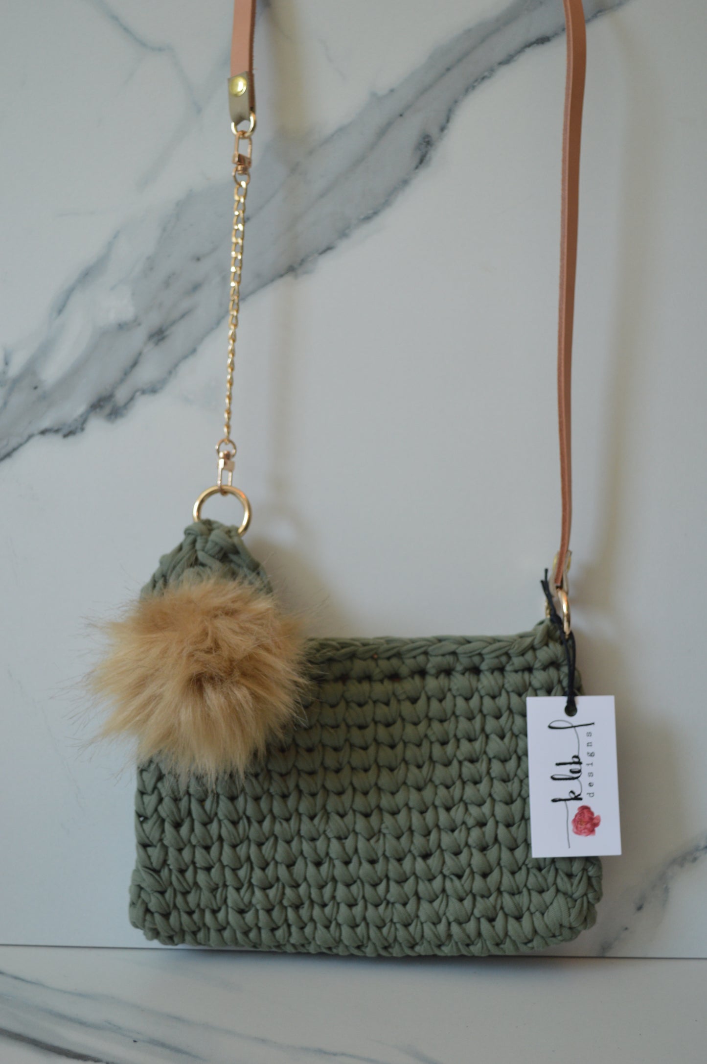 Eucalyptus Waffle Bag